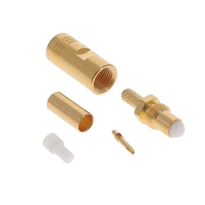 Ηλεκτρονικά R114075000 RF συνδετήρες κοαξιού 25,1mm μήκος Crimp Termination